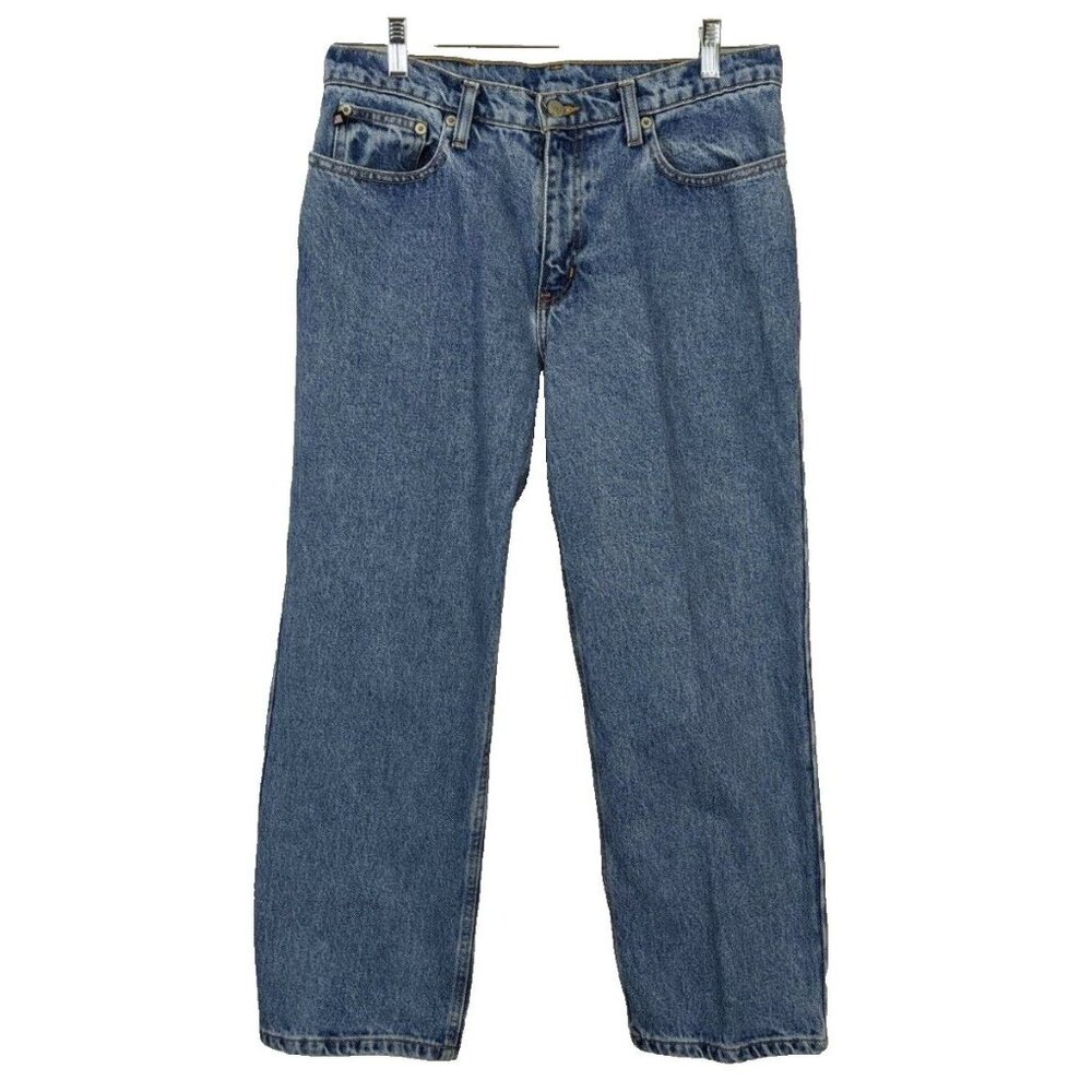 Polo Ralph‎ Lauren Jeans Women's sz 8 Vintage 1990s Cropped Saturday Flag